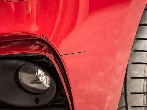 Before Paint chip repair